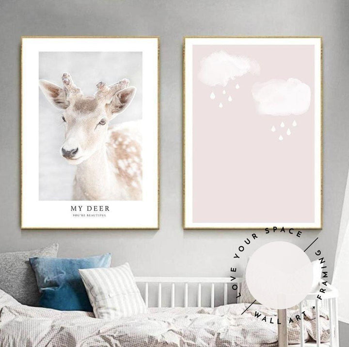 A Cute Pair - My Deer Neutral & Rain - Love Your Space