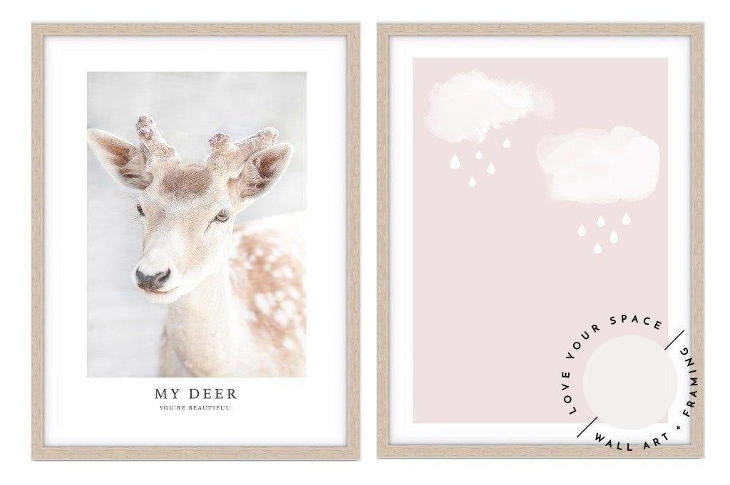 A Cute Pair - My Deer Neutral & Rain - Love Your Space