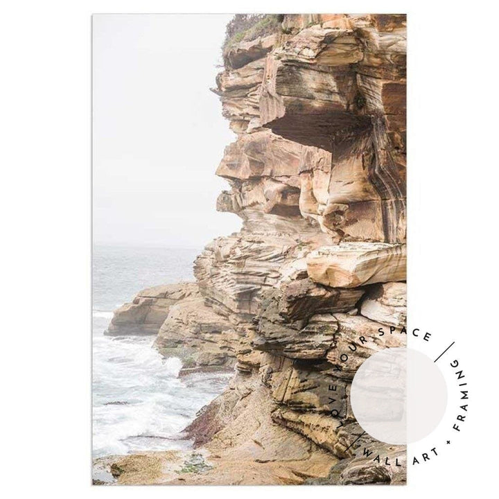 Bronte Beach Cliffs no.1 - Love Your Space