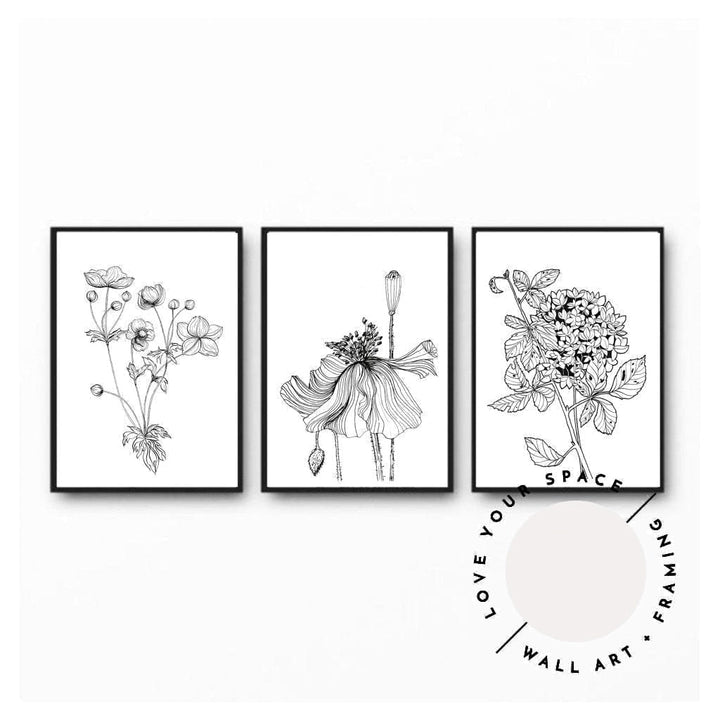 Floral Sketch Bundle - Love Your Space