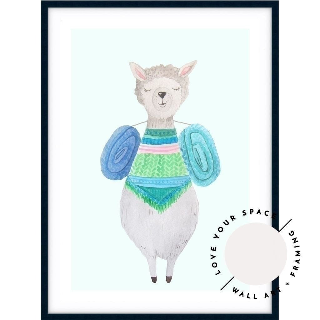 Llama III - Watercolour - Love Your Space