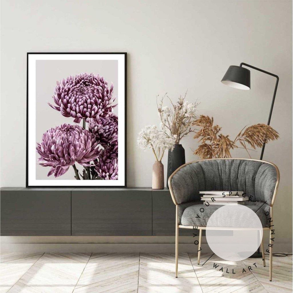 Mauve Chrysanthemum I - Love Your Space