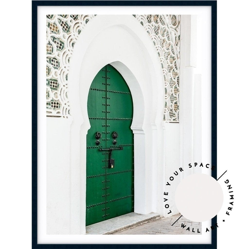 Moroccan Green Door - Love Your Space