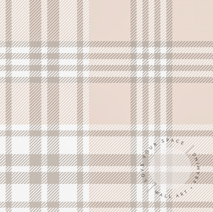 Plaid Pattern II Designer Wallpaper