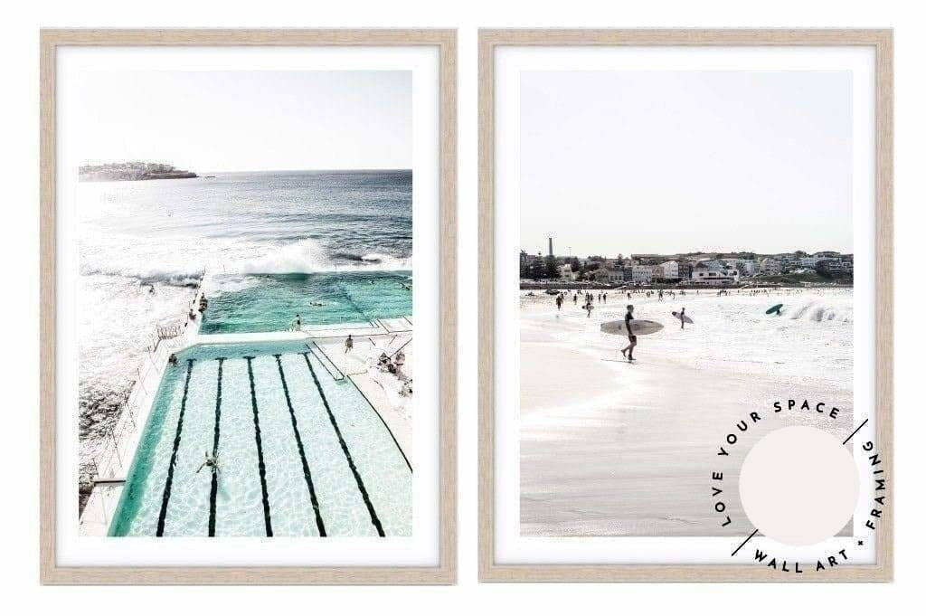 Set of 2 - Bondi Icebergs I + Bondi Surfers I - Love Your Space