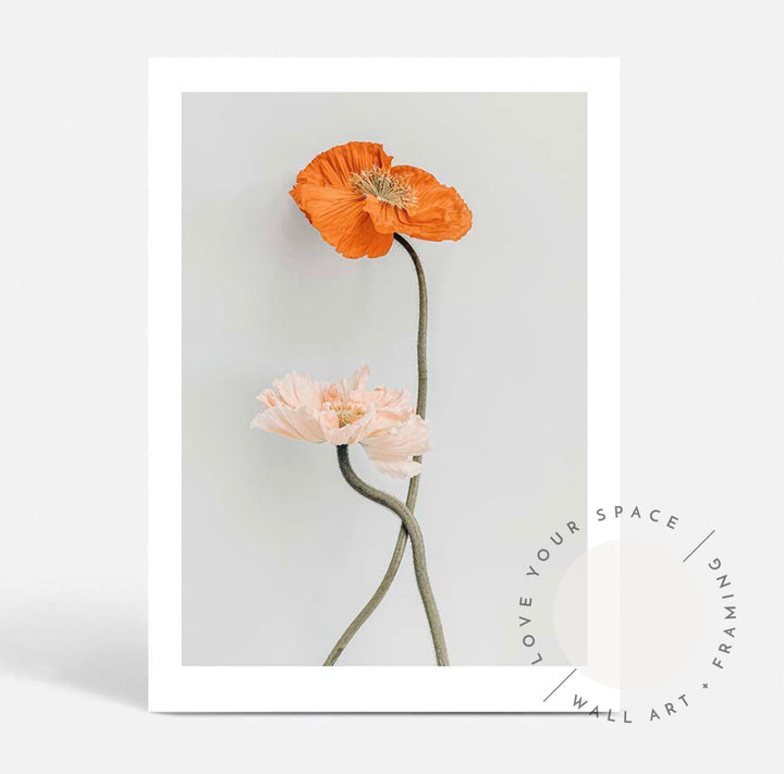 Set of 2 - Tall Poppy I & II