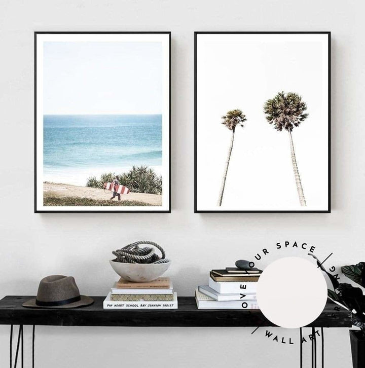 Set of 2 - Tweed Coast no.2 & Tall Palms no.1 - Love Your Space