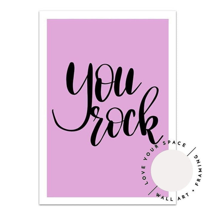 You Rock (choose your own colour) - Love Your Space